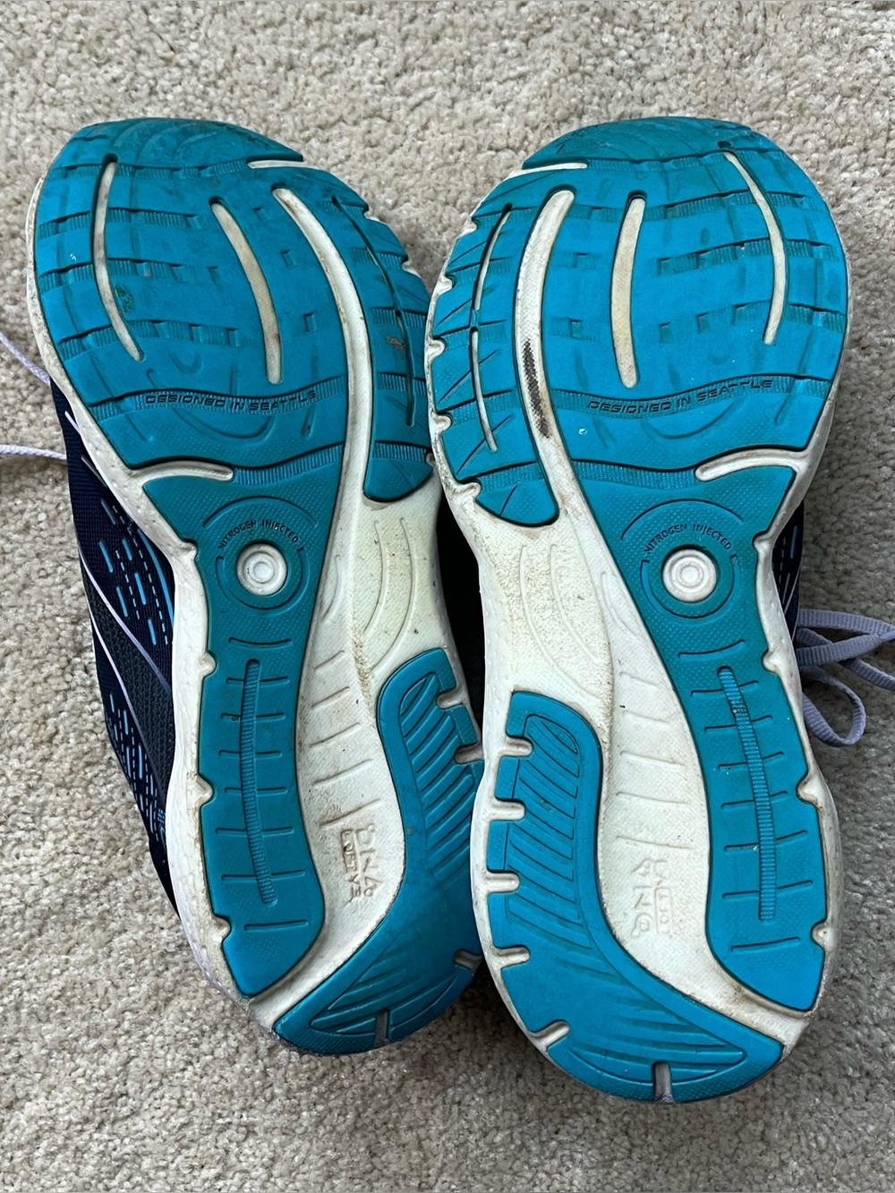 Brooks Women’s Blue Glycerin 20 Running Shoes - Size 10.5M - GUC - #1203691B499 - Picture 10 of 10